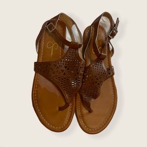 Jessica Simpson Brown Sandals